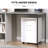 Compact Mobile Storage Cabinet Organizer with Drawer and Cabinet, Ideal for Office and Home Use