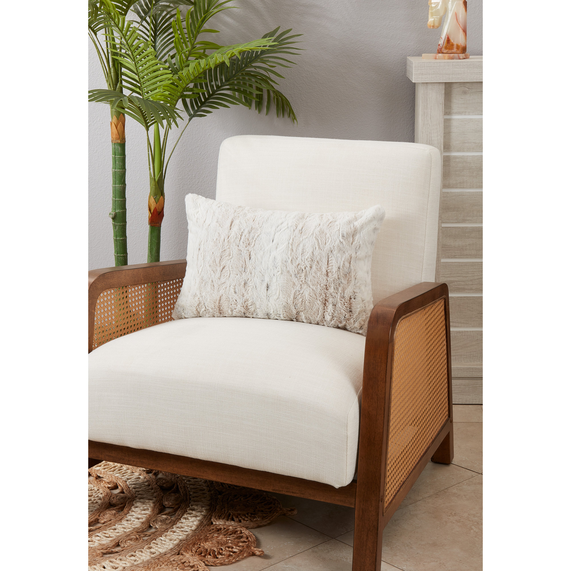 Tobias Collection Throw Pillow, 12"H x 20"W, Rectangular