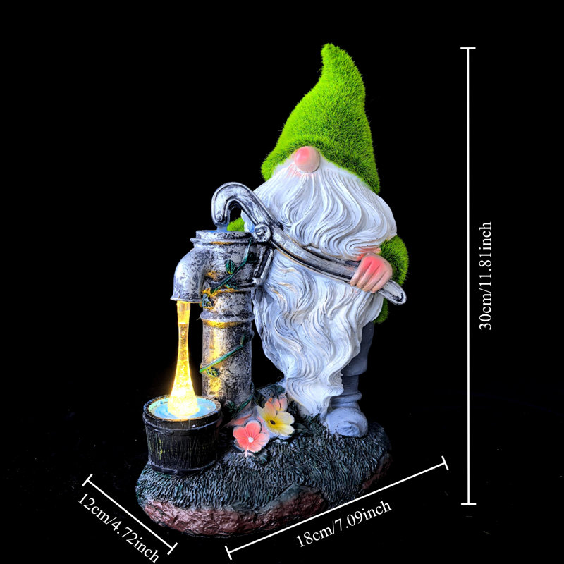 Statues de jardin solaires gnomes