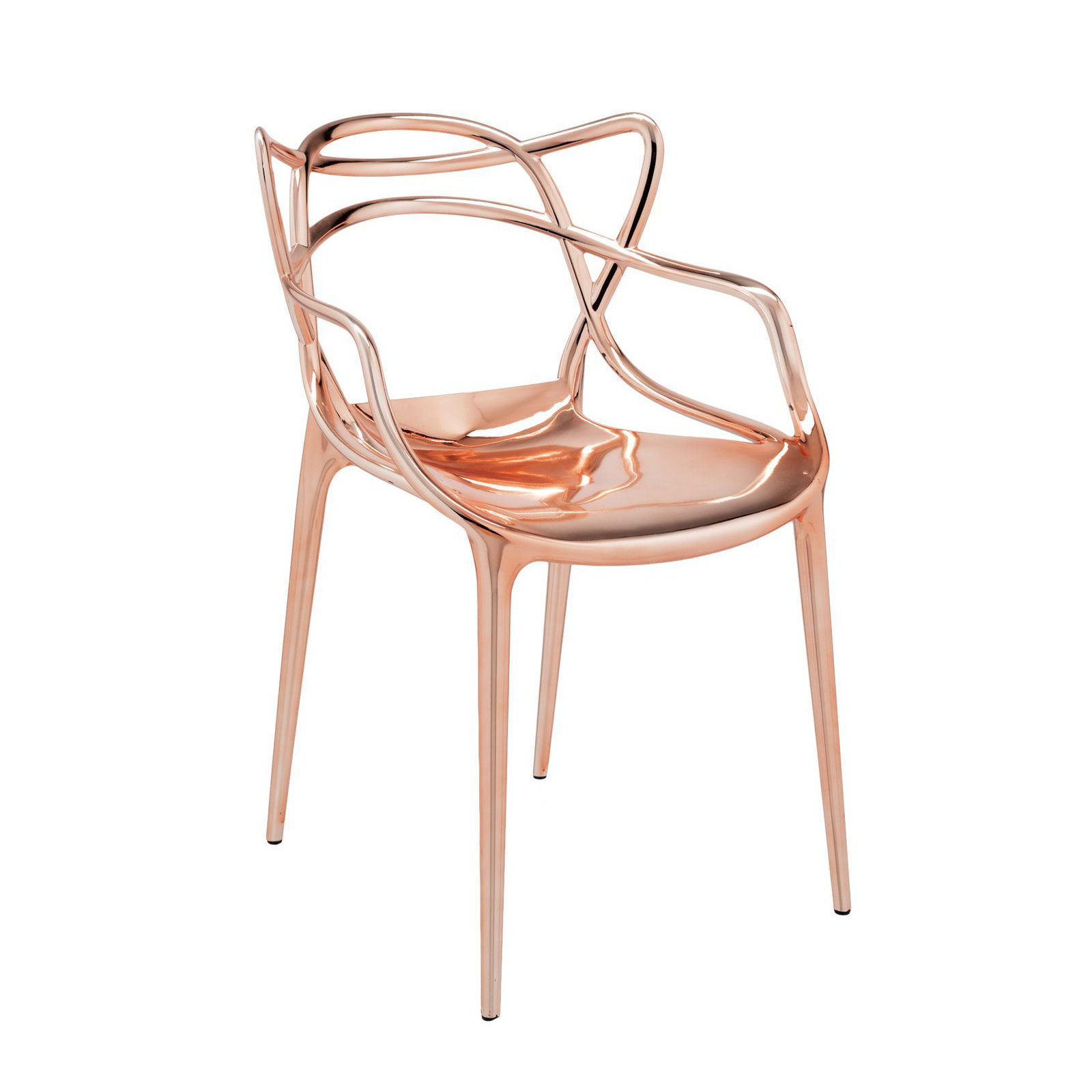 Masters Metal Armchair, Copper