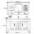 American retro style rest room bathroom cabinet-111166905
