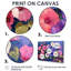 Rose, blanc, éclatant, Morning Glory II - Morning Glory, art mural salon-260249543-260249548