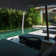 Motorized Retractable Patio Awning- Black Frame