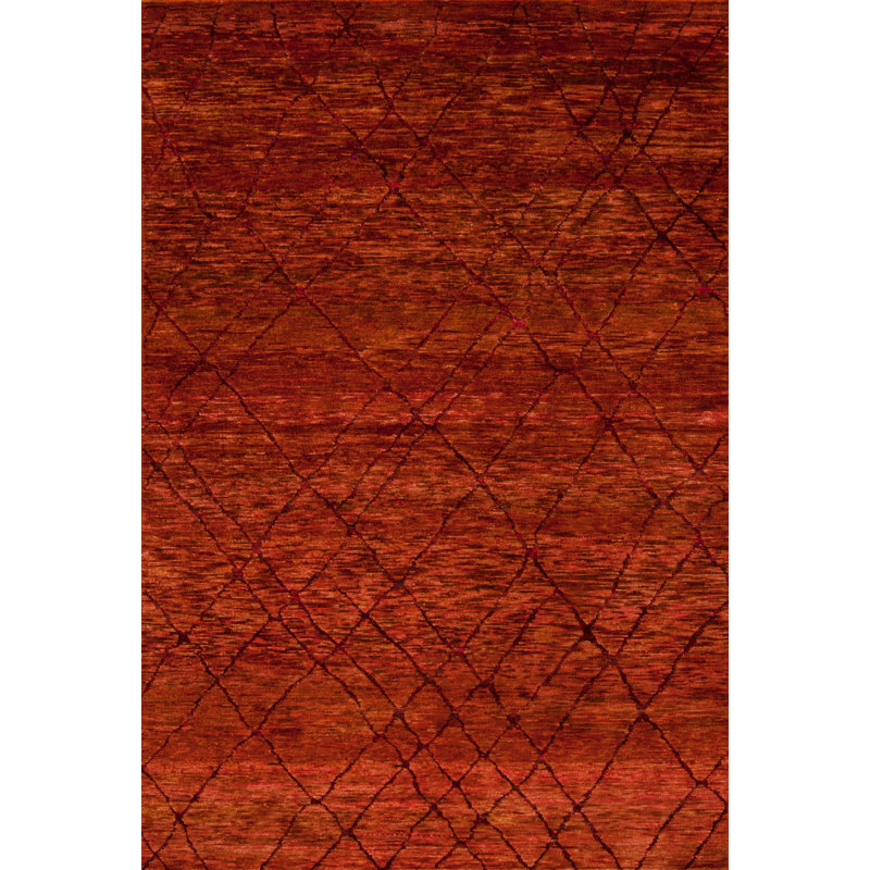 Seville Hand Knotted Indoor Rug, Rectangle 6' x 9'