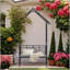 Versatile Metal Garden Arch with Bench and Flower Stand