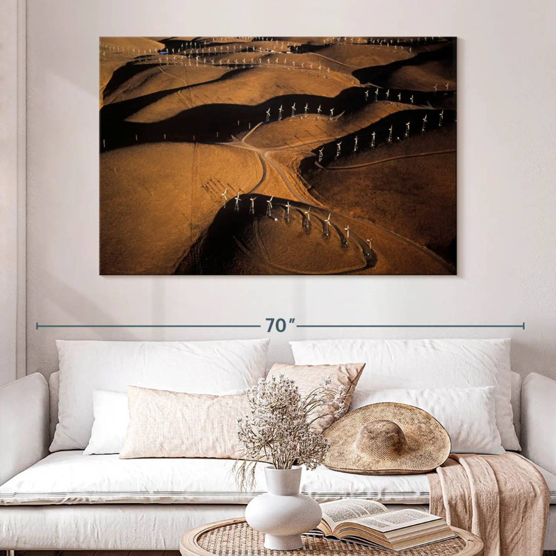 Lilie Altamont Pass Wind Farm, 34" H x 51" W