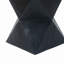 Table d'appoint en béton noir Prismatic Symmetry
