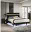 Ensemble de chambre à coucher 3 pièces avec tables de chevet 2X DEL-2123018224-2123018230