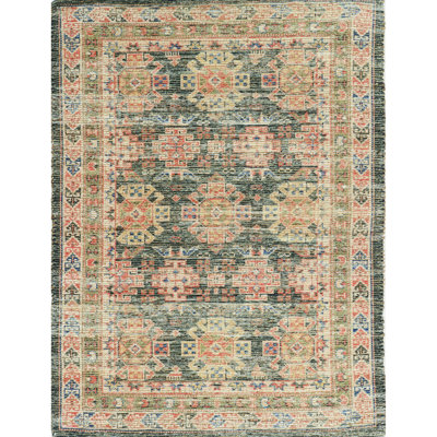 Tapis gris anthracite tissé à la main