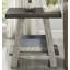 Table de bout contemporaine en bois à deux tons en noyer patiné et gris-484236723-484236735