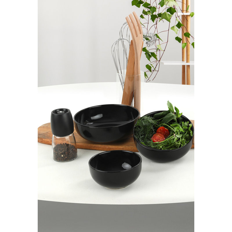 Latitude Run Annam 100% CERAMIC Salad Bowl