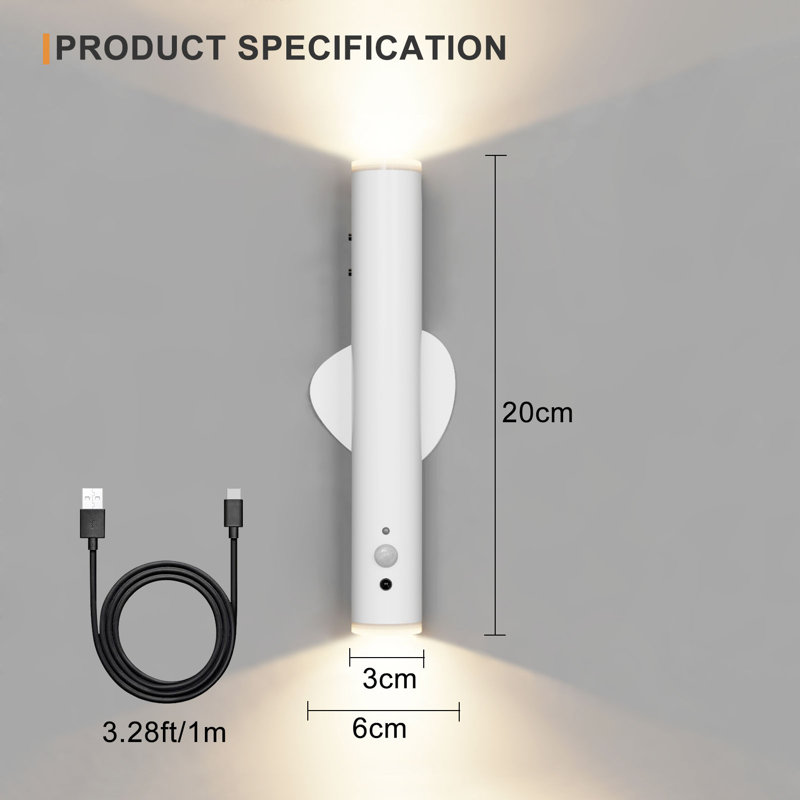 Danapaola LED Flush Mounted Sconce, White