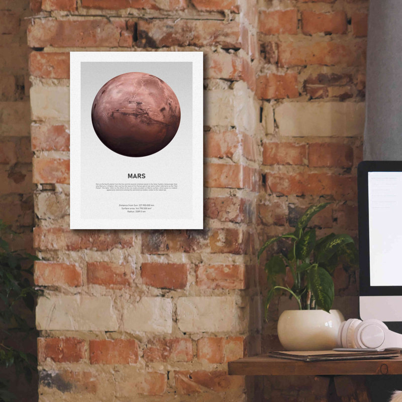 «Mars Light» par Design Fabrikken, H 16 po x l 12 po x P 0,75 po