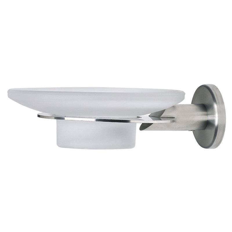 Sula Soap Dish, Brushed
