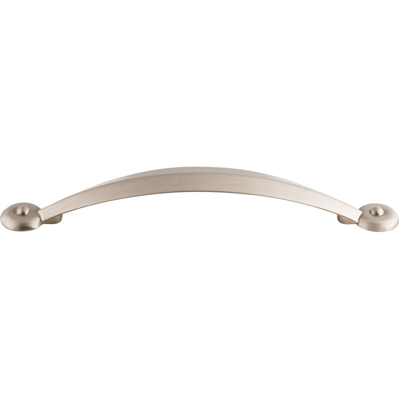 Satin Nickel Brushed Cup Handle with Mounting Hardware