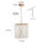 Braisley 3-Light Large Lantern Drum Chandelier