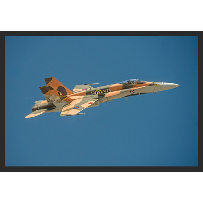 Avion CF-18 en vol, impression sur papier