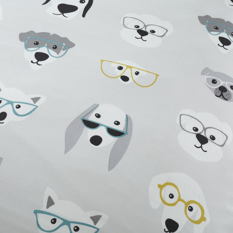 Cool Dogs Duvet Cover Set, 135 x 200cm Duvet Cover + 1 Standard Pillowcase