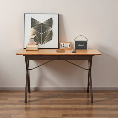 Multi-functional Stable Elm Wood Desk 51.18 inches