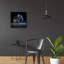 Art mural en verre acrylique épique «Magestic Moonlight Elephant» par Ann Klee, 24 po x 24 po-77269816
