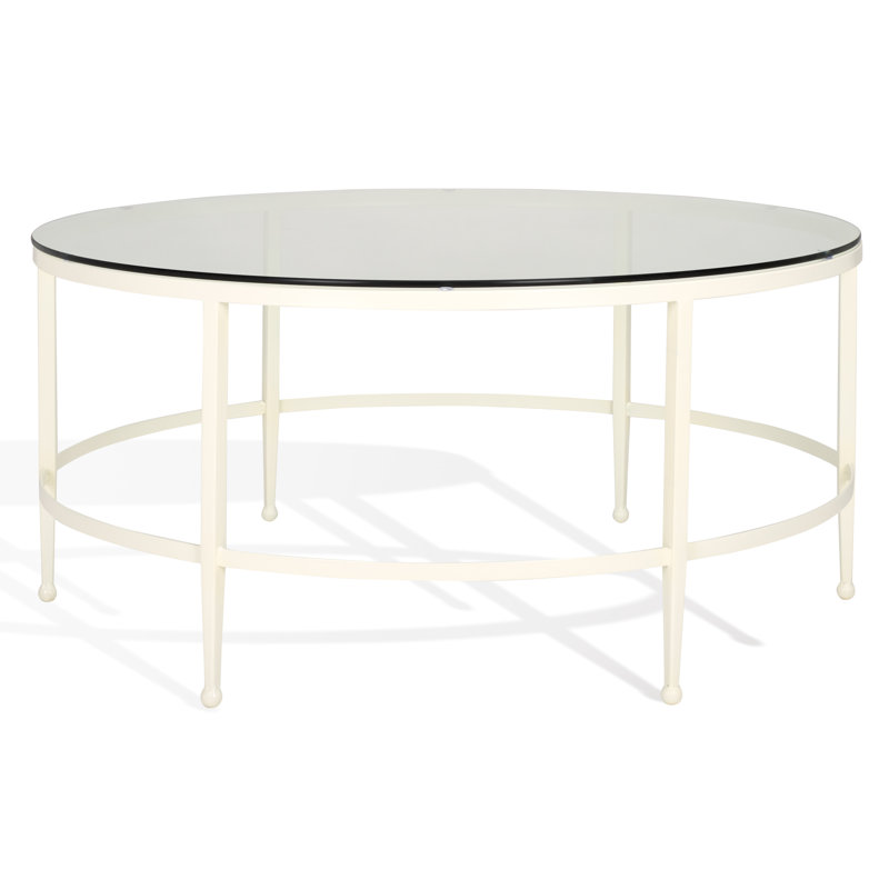 Edmund Cocktail Table, White