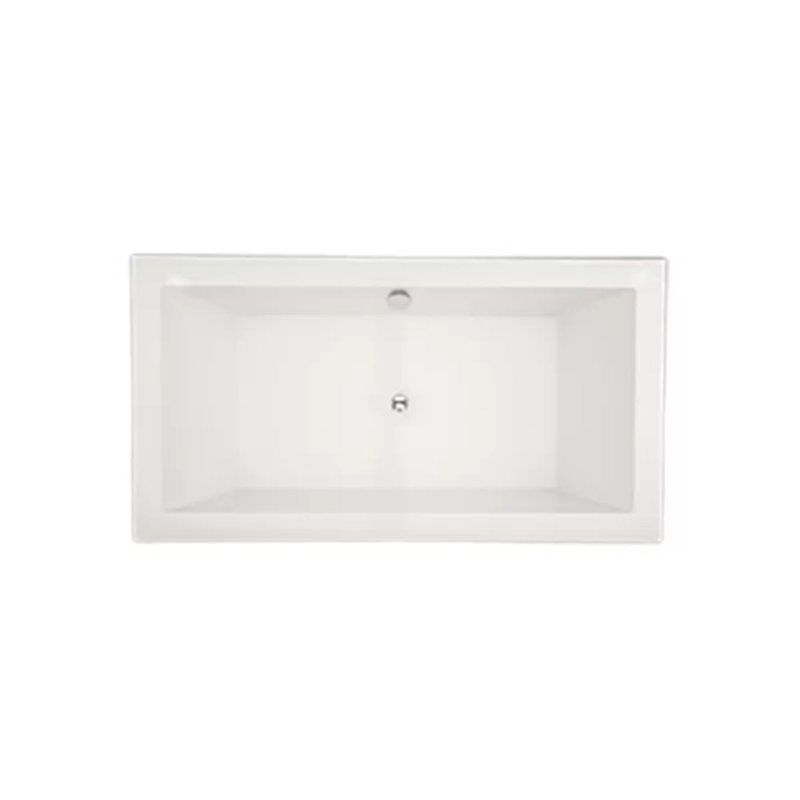 Chagall 66'' L Freestanding Air Bathtub, Matte Black