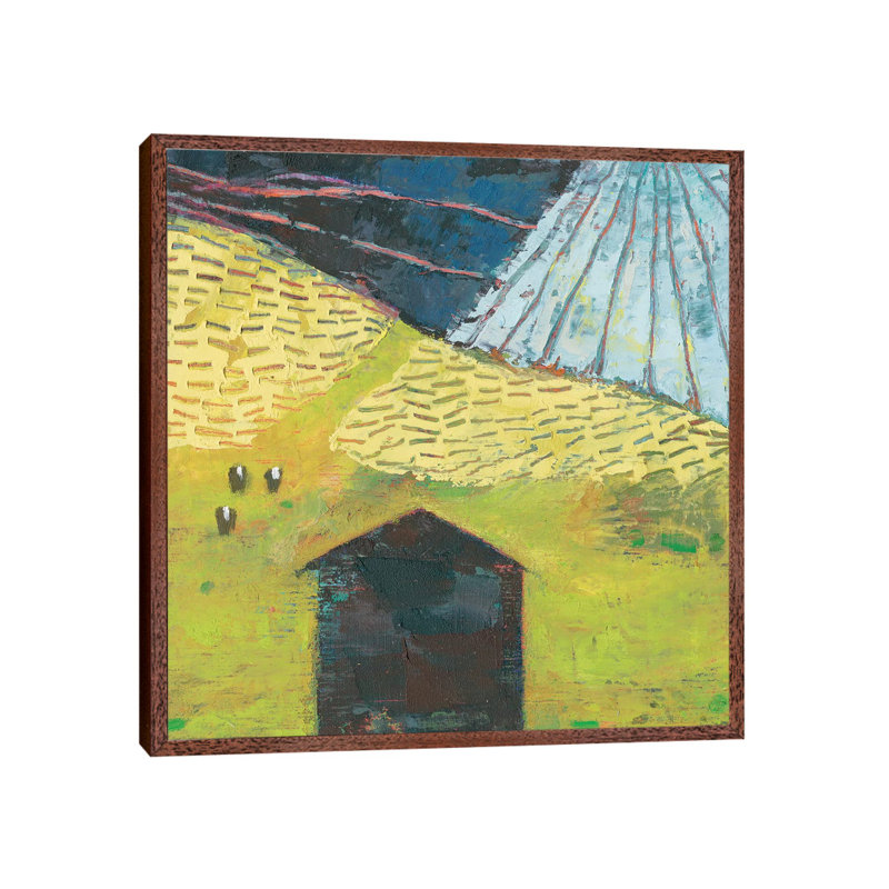 Bear Valley Barn II 1 Piece Wall Art on Canvas, 45.72 cm H x 45.72 cm W, Classic Wood Framed