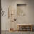 Rotating Solid Wood Coat Rack with 3 Storage Shelves & 9 Hooks-146259262