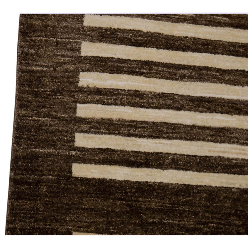 Handmade Wool Striped Area Rug