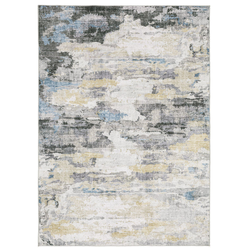 Menahan Machine Washable Performance Non-Slip Area Rug Mat, Rectangle 2' x 3'