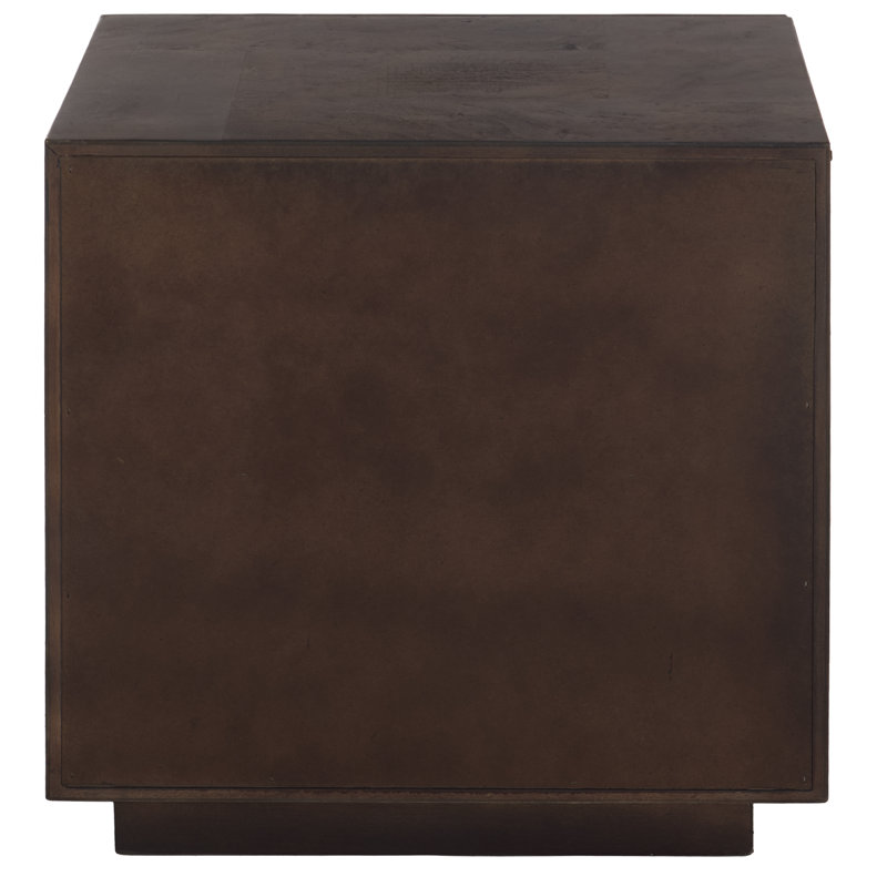 Tahan 2 Drawer Nightstand, Dark Oak