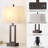 Permelia 23.5" Metal Table Lamp Set with USB, Type-C Ports and Built-in-Oulet-1477444826-1477444827