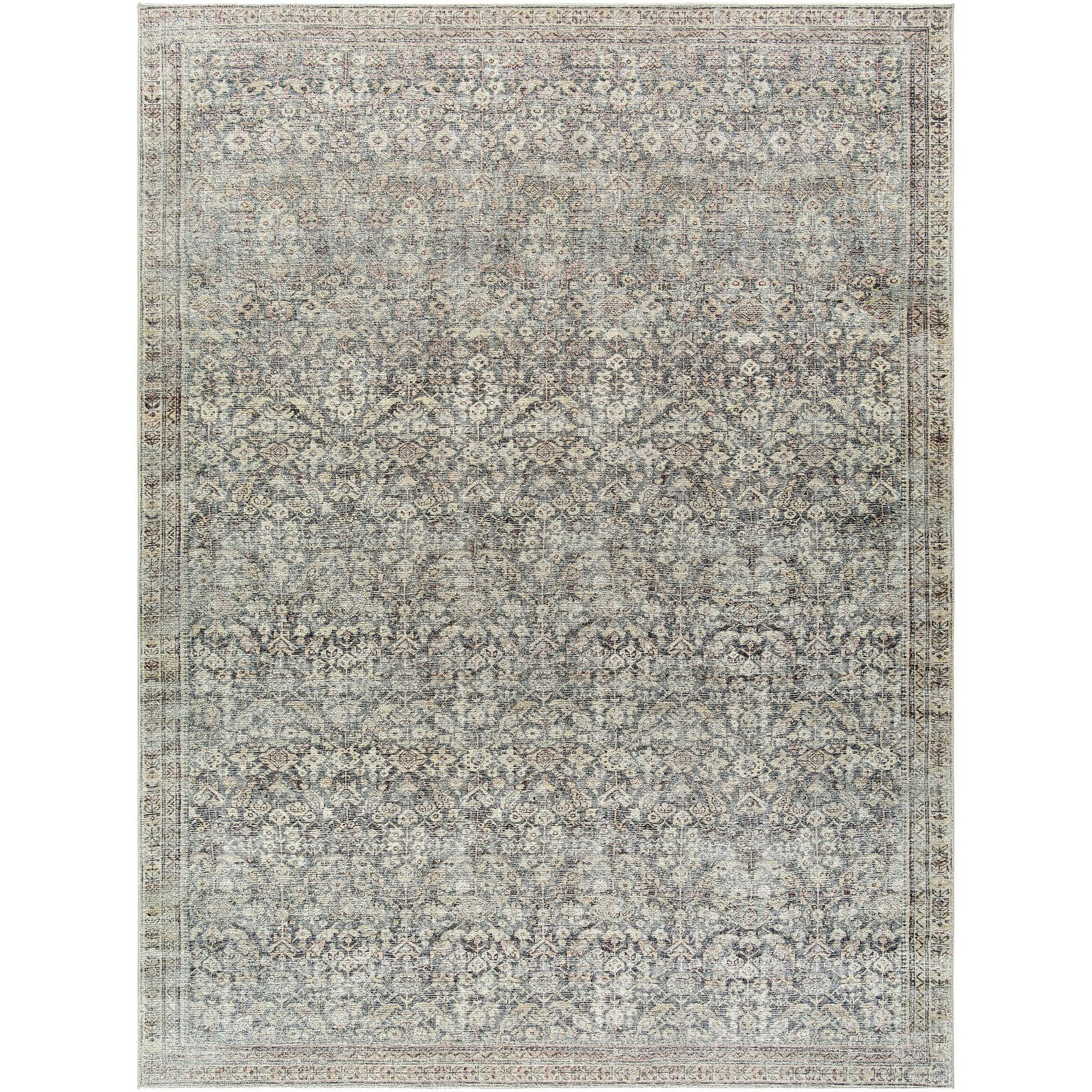 Galey Alix x Livabliss Collins Avenue Abstract Rug, Rectangle 9'11" x 14', Ivory