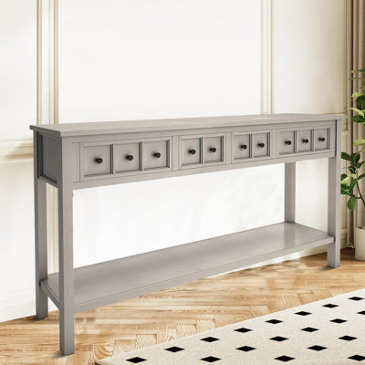 Oihane Vintage Style 60.01'' Sideboard with Drawers and Shelves for Living Room and Entryway