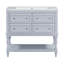 Ensemble de meuble-lavabo sur pied 36 "avec lavabo 36"-1872307951