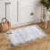 Machine Washable Rugs Bordered Modern Non-Slip Low Pile Rubber Backing Indoor Area Rug for Living Room Bedroom Kitchen Dining Room