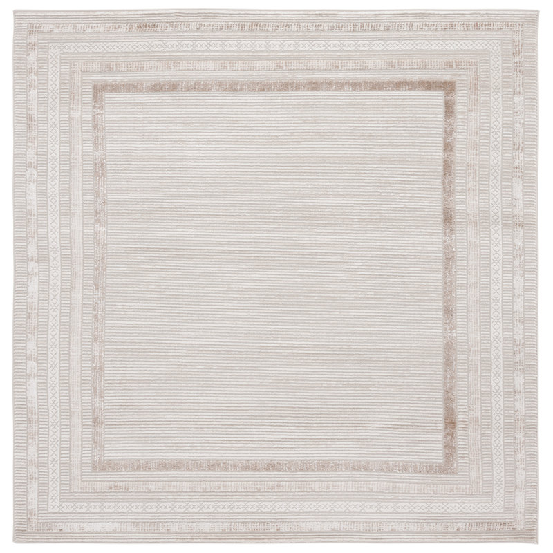 Aanyah Performance Striped Rug, Square 6'7"