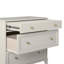 Commode 2 tiroirs avec bureau coulissant