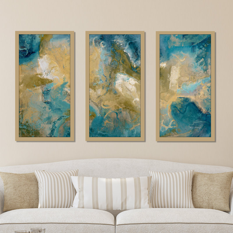 «Isaiah 33 17 Max» par Mark Lawrence - ensemble de 3 reproductions de cadres photo, H 25,5 po x l 40,5 po x P 1 po
