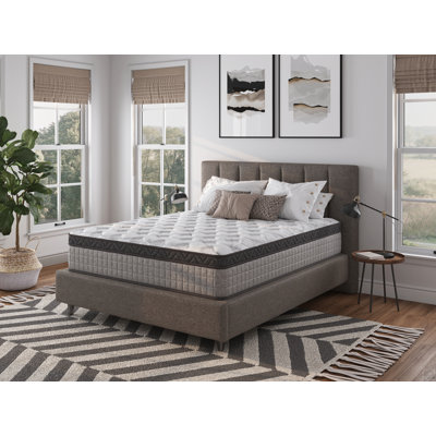 Full Diamond Comfort Foam Encased 10" Hybrid Mattress – Medium Soft, Assembled In The USA, Gel Memory Foam, Pressure Relief