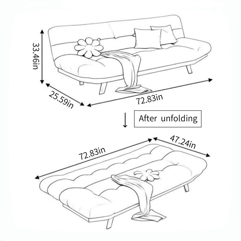 Rocci, Blanc cassé, H 33,46 po x l 72,83 po x P 25,59 po