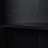 Black Bathroom Storage Unit With Doors - 2 Laundry & Practicality Finish Metal Handles
