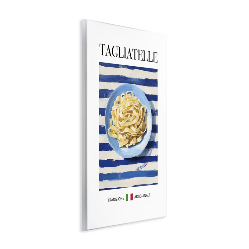 Plaque murale traditionnelle Tagliatelle Pasta, design par Andreas Magnusson, H 19 po x l 13 po