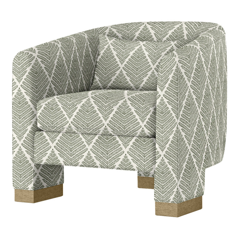 Fauteuil demi-tonneau Admiral, Perigold Emmeline Moss, Dune