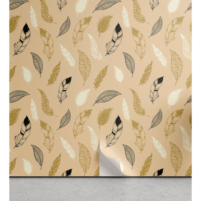 Rouleau de papier peint adhésif Ichiko, L 13 po x L 100 po