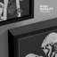 «Skeleton Kiss», gothique Moody foncé, œuvre d'art moderne, décor-101165685-101165682