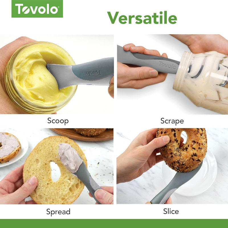 Scoop & Spread Tovolo Mini Tool, Cool Gray