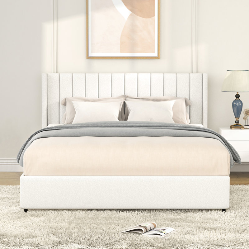Lit tapissier Boucle