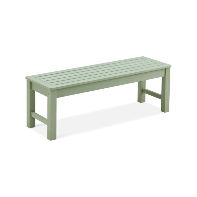 POLYSTYRENE WEATHERPROOF OUTDOOR BACKLESS BENCH