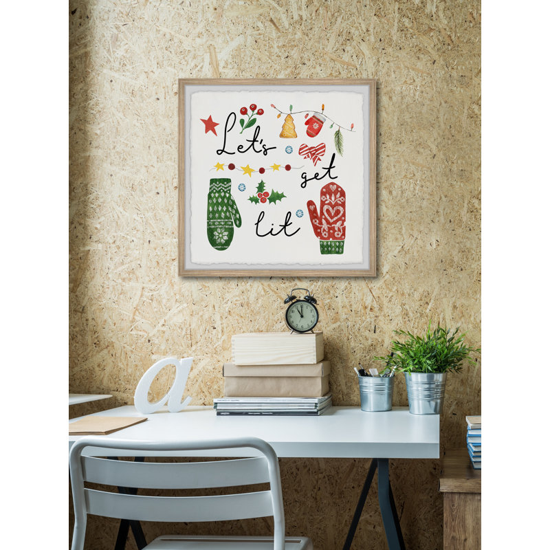 The Colours Of Christmas - Single Picture Frame Print, 81cm H x 81cm W x 3.81cm D